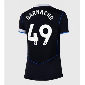 Chelsea Alejandro Garnacho #49 Maglia Gara Terza Repliche 2025-26 Donna Maniche Corte